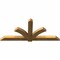Ekena Millwork Redmond Rough Sawn Timber Gable Bracket, Western Red Cedar, 84"W x 38"H x 4"D x 6"F, 11/12 Pitch GBW084X38X0406RED00RWR - alternate 5